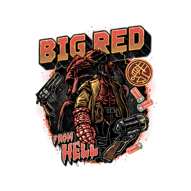 Big Red From Hell-Unisex-Zip-Up-Sweatshirt-glitchygorilla