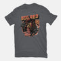 Big Red From Hell-Womens-Fitted-Tee-glitchygorilla