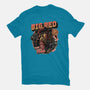 Big Red From Hell-Womens-Fitted-Tee-glitchygorilla