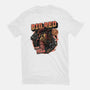 Big Red From Hell-Womens-Fitted-Tee-glitchygorilla