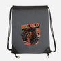 Big Red From Hell-None-Drawstring-Bag-glitchygorilla