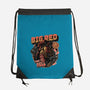 Big Red From Hell-None-Drawstring-Bag-glitchygorilla