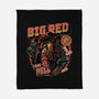 Big Red From Hell-None-Fleece-Blanket-glitchygorilla