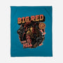 Big Red From Hell-None-Fleece-Blanket-glitchygorilla