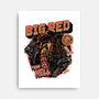 Big Red From Hell-None-Stretched-Canvas-glitchygorilla
