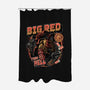 Big Red From Hell-None-Polyester-Shower Curtain-glitchygorilla
