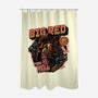 Big Red From Hell-None-Polyester-Shower Curtain-glitchygorilla