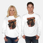 Big Red From Hell-Unisex-Crew Neck-Sweatshirt-glitchygorilla