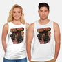Big Red From Hell-Unisex-Basic-Tank-glitchygorilla