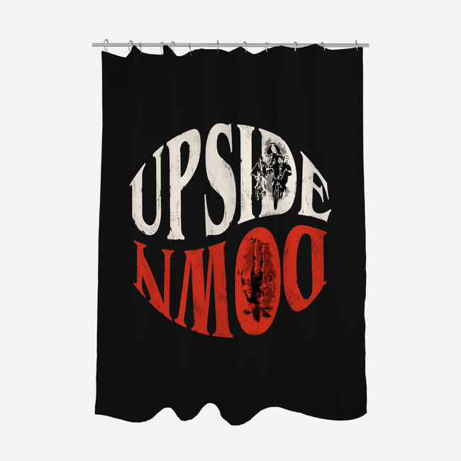 Critical Hit From The Upside Down-None-Polyester-Shower Curtain-alfbocreative
