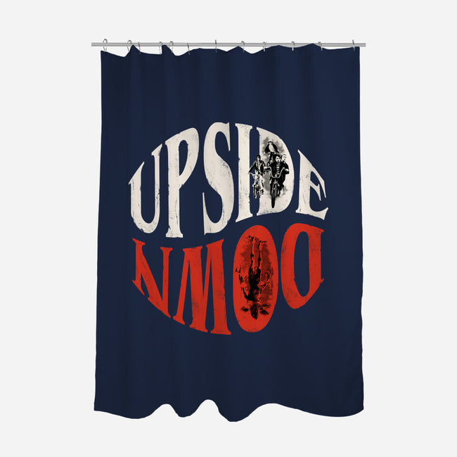 Critical Hit From The Upside Down-None-Polyester-Shower Curtain-alfbocreative