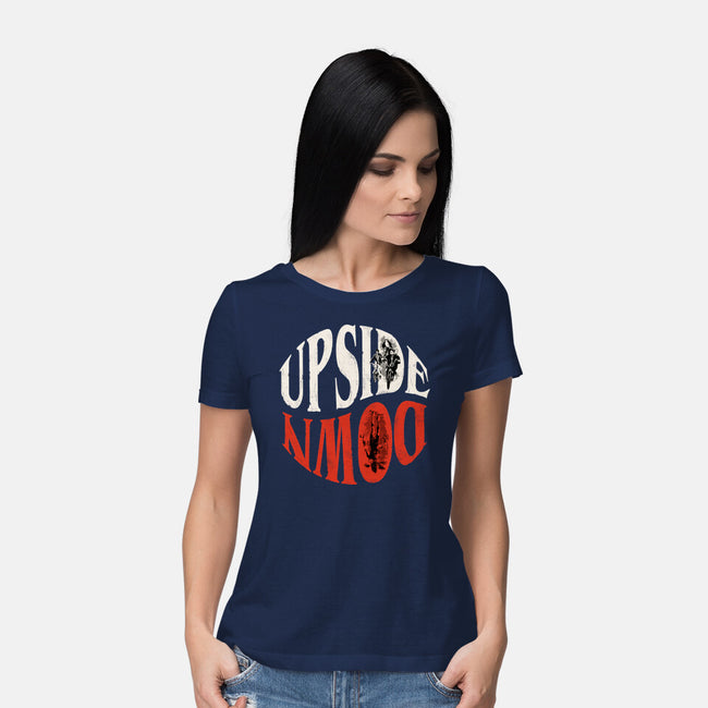 Critical Hit From The Upside Down-Womens-Basic-Tee-alfbocreative