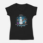 Miners Xmas Delight-Womens-V-Neck-Tee-AndreusD