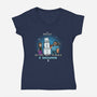 Miners Xmas Delight-Womens-V-Neck-Tee-AndreusD