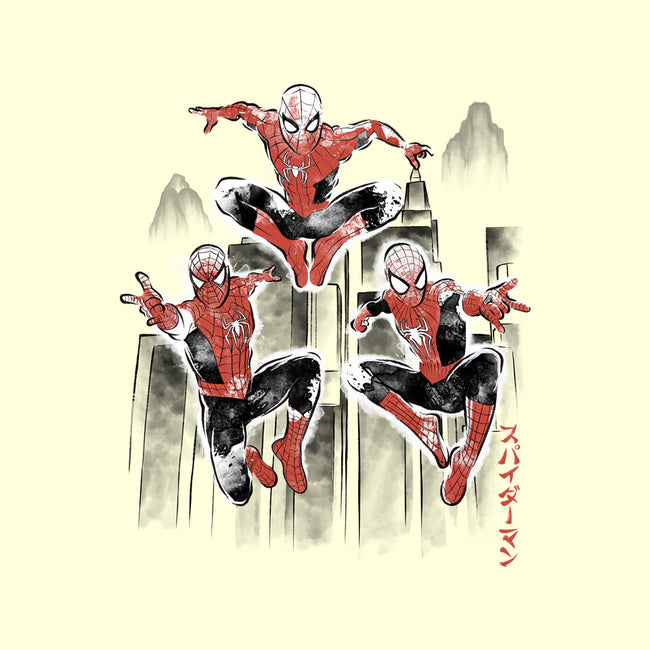 Spider-Verse Sumi-E-None-Stretched-Canvas-Astrobot Invention