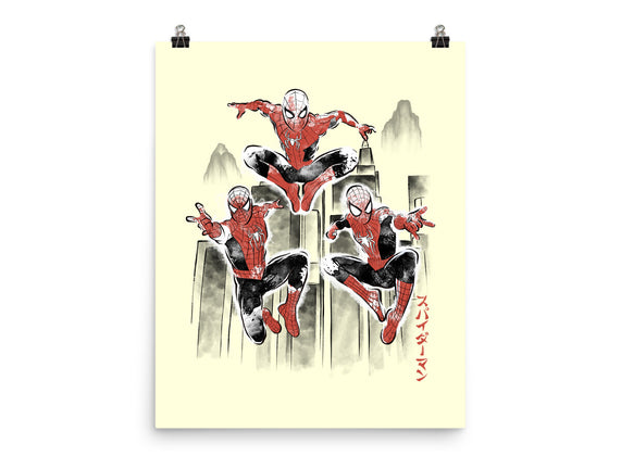 Spider-Verse Sumi-E