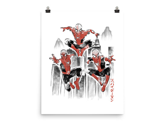 Spider-Verse Sumi-E