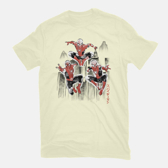 Spider-Verse Sumi-E-Mens-Premium-Tee-Astrobot Invention