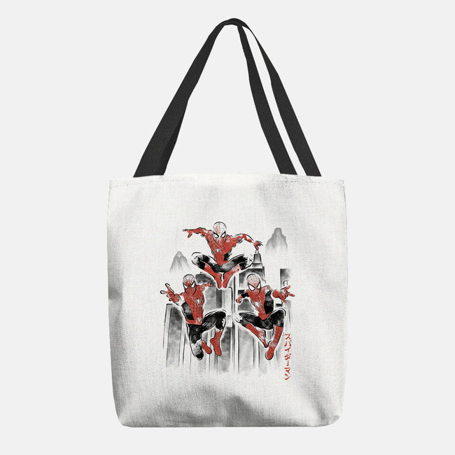 Spider-Verse Sumi-E-None-Basic Tote-Bag-Astrobot Invention