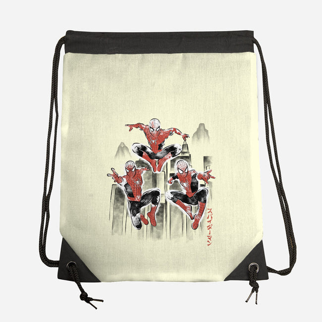 Spider-Verse Sumi-E-None-Drawstring-Bag-Astrobot Invention
