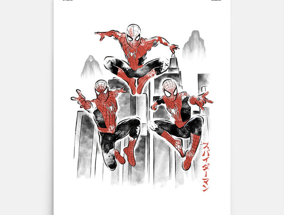 Spider-Verse Sumi-E