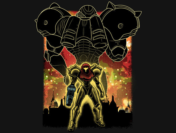 Space Hunter Line-art Shadow Nebula