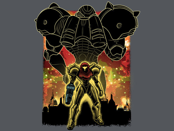 Space Hunter Line-art Shadow Nebula