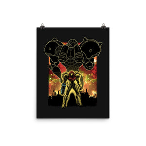 Space Hunter Line-art Shadow Nebula