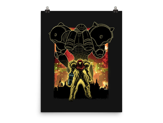 Space Hunter Line-art Shadow Nebula