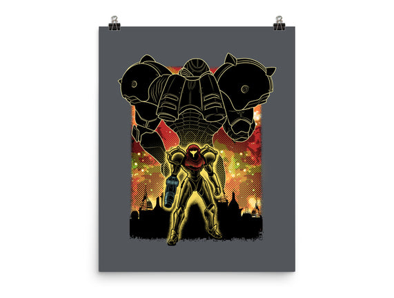 Space Hunter Line-art Shadow Nebula