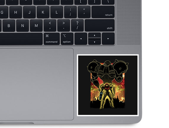 Space Hunter Line-art Shadow Nebula