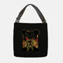 Space Hunter Line-art Shadow Nebula-None-Adjustable Tote-Bag-Astrobot Invention