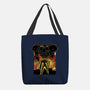 Space Hunter Line-art Shadow Nebula-None-Basic Tote-Bag-Astrobot Invention