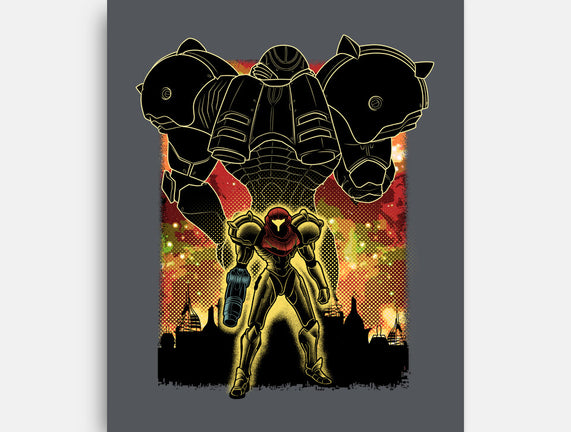 Space Hunter Line-art Shadow Nebula