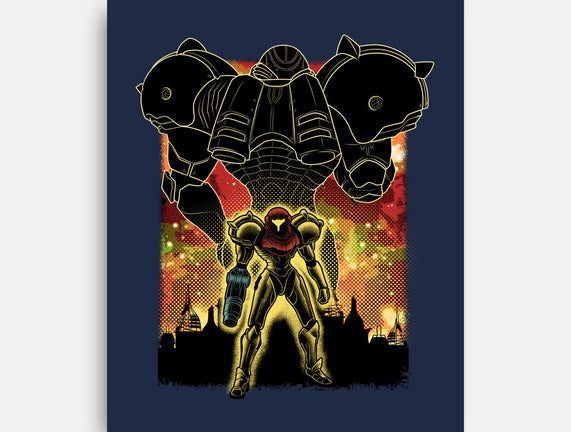 Space Hunter Line-art Shadow Nebula