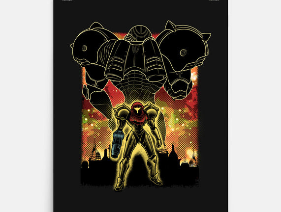 Space Hunter Line-art Shadow Nebula