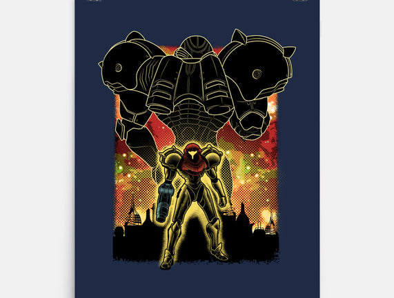 Space Hunter Line-art Shadow Nebula