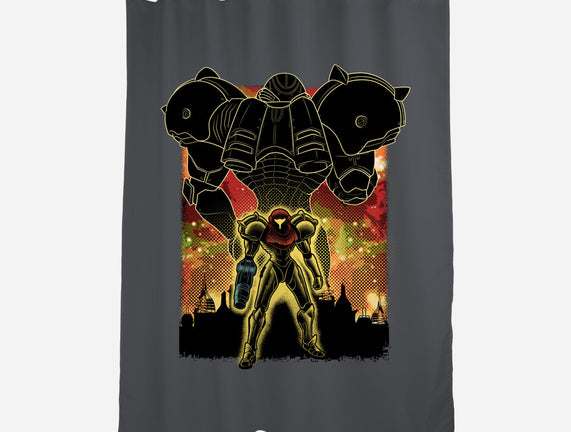 Space Hunter Line-art Shadow Nebula