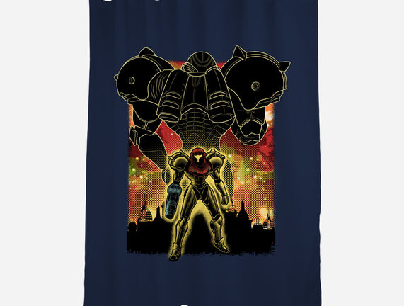 Space Hunter Line-art Shadow Nebula