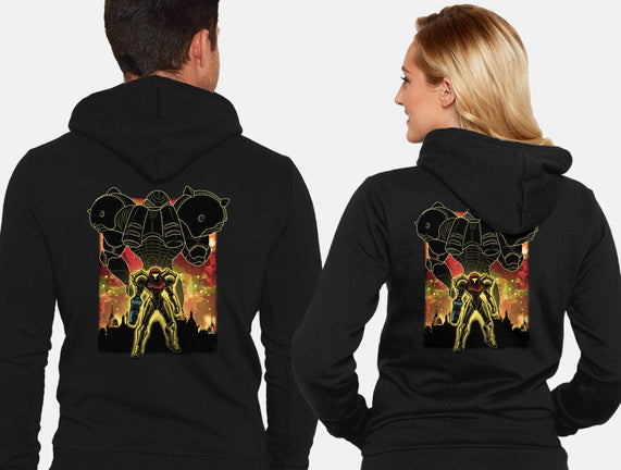 Space Hunter Line-art Shadow Nebula