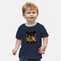 Space Hunter Line-art Shadow Nebula-Baby-Basic-Tee-Astrobot Invention