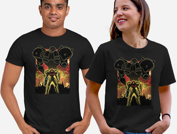 Space Hunter Line-art Shadow Nebula