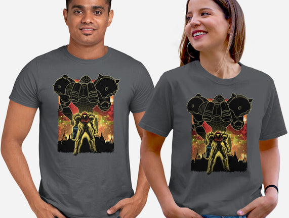 Space Hunter Line-art Shadow Nebula