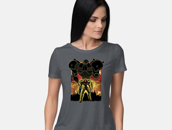 Space Hunter Line-art Shadow Nebula