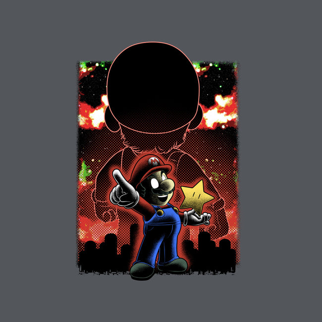 Plumber Lineart Shadow Nebula-Womens-Fitted-Tee-Astrobot Invention