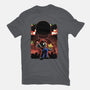 Plumber Lineart Shadow Nebula-Womens-Fitted-Tee-Astrobot Invention