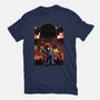 Plumber Lineart Shadow Nebula-Womens-Fitted-Tee-Astrobot Invention