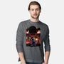 Plumber Lineart Shadow Nebula-Mens-Long Sleeved-Tee-Astrobot Invention
