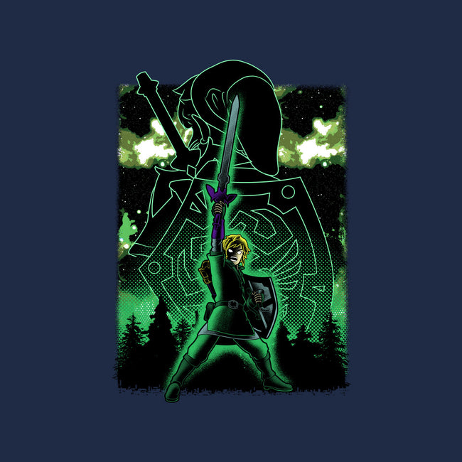 Link Lineart Shadow Nebula-Mens-Heavyweight-Tee-Astrobot Invention