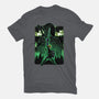 Link Lineart Shadow Nebula-Unisex-Basic-Tee-Astrobot Invention